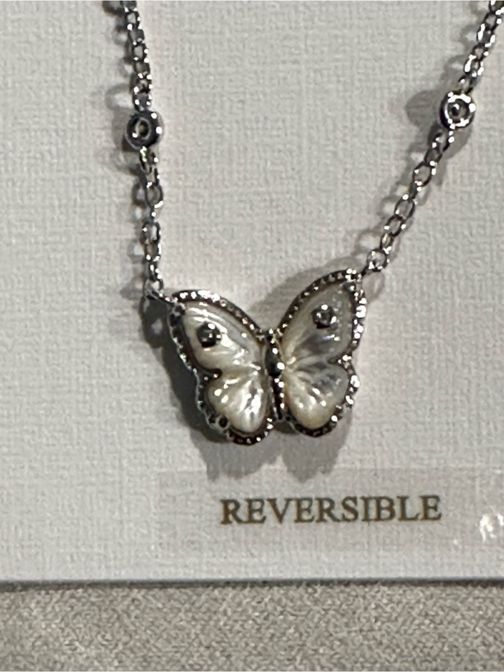Kendra Scott Cailey Butterfly Silver Short Pendant necklace - Picture 5 of 8